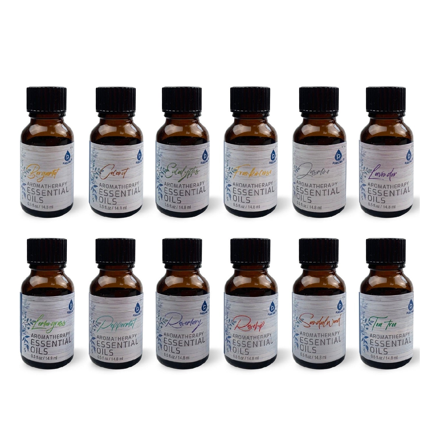 12 Pack of Aromatherapy Essential Oils - Second Cycle Supply Co.