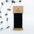 Organic Biodegradable Plastic Free Hair Ties - Zero Waste Eco Friendly Reusable Natural Cotton Hair Ties - Sustainable Living - Pack of 30