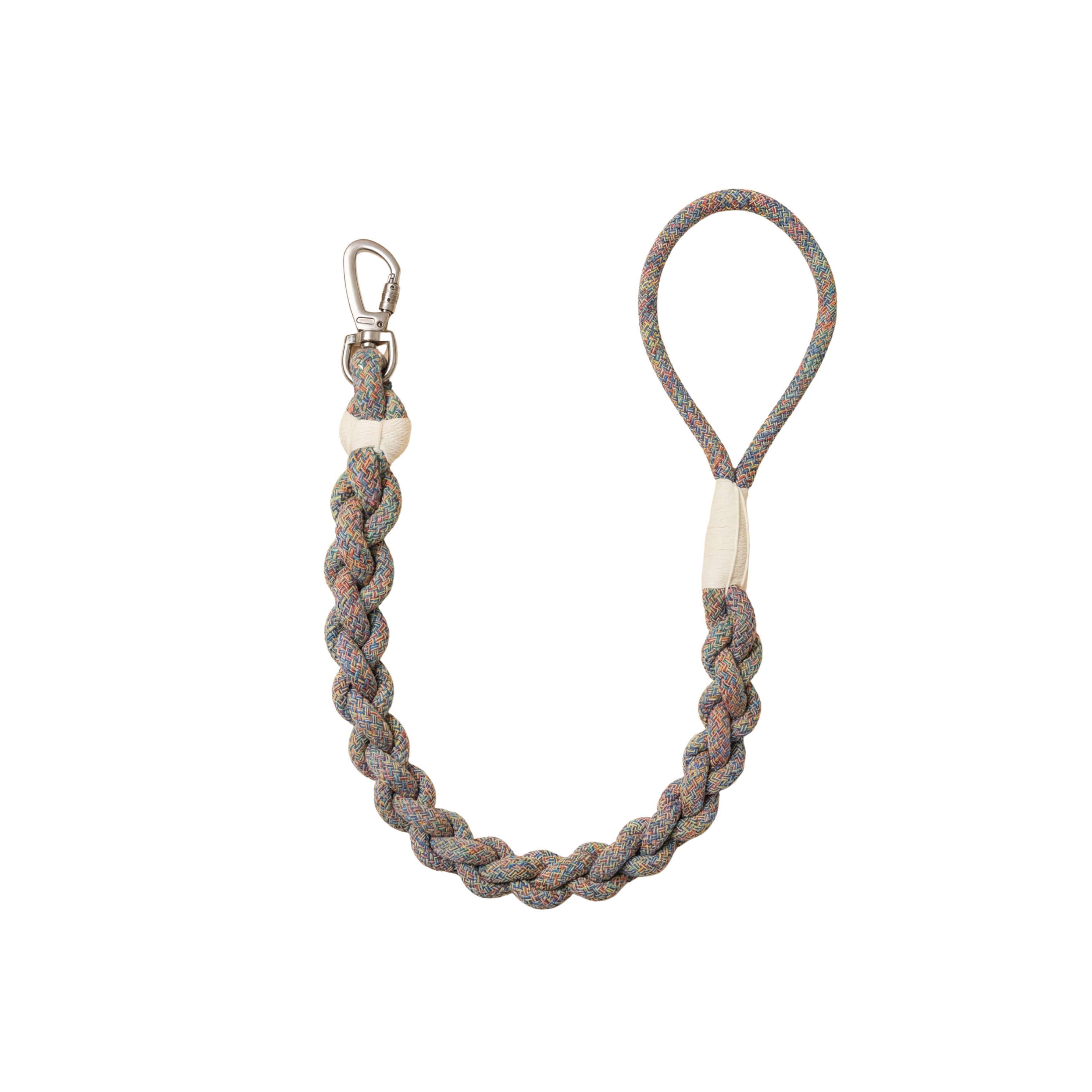 Handcrafted Rainbow Rover Dog Leash | Sustainable