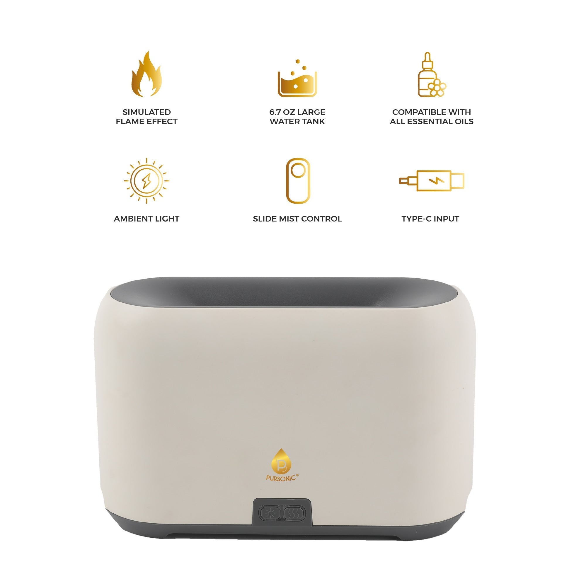 Essential Oil FlameGlow Aromatherapy Diffuser - Second Cycle Supply Co.