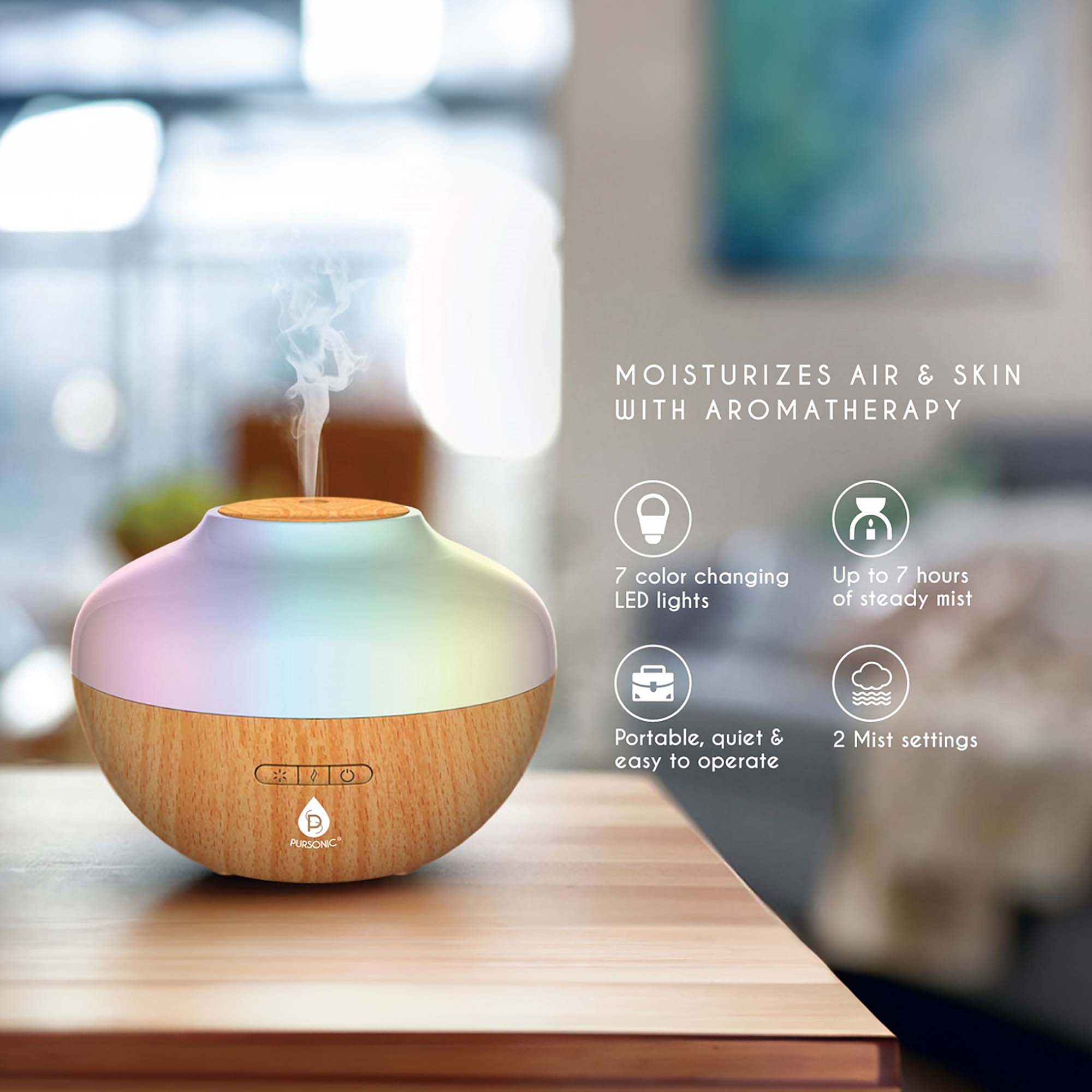 Himalayan Salt Lamp & Aromatherapy Diffuser Wellness Set - Second Cycle Supply Co.