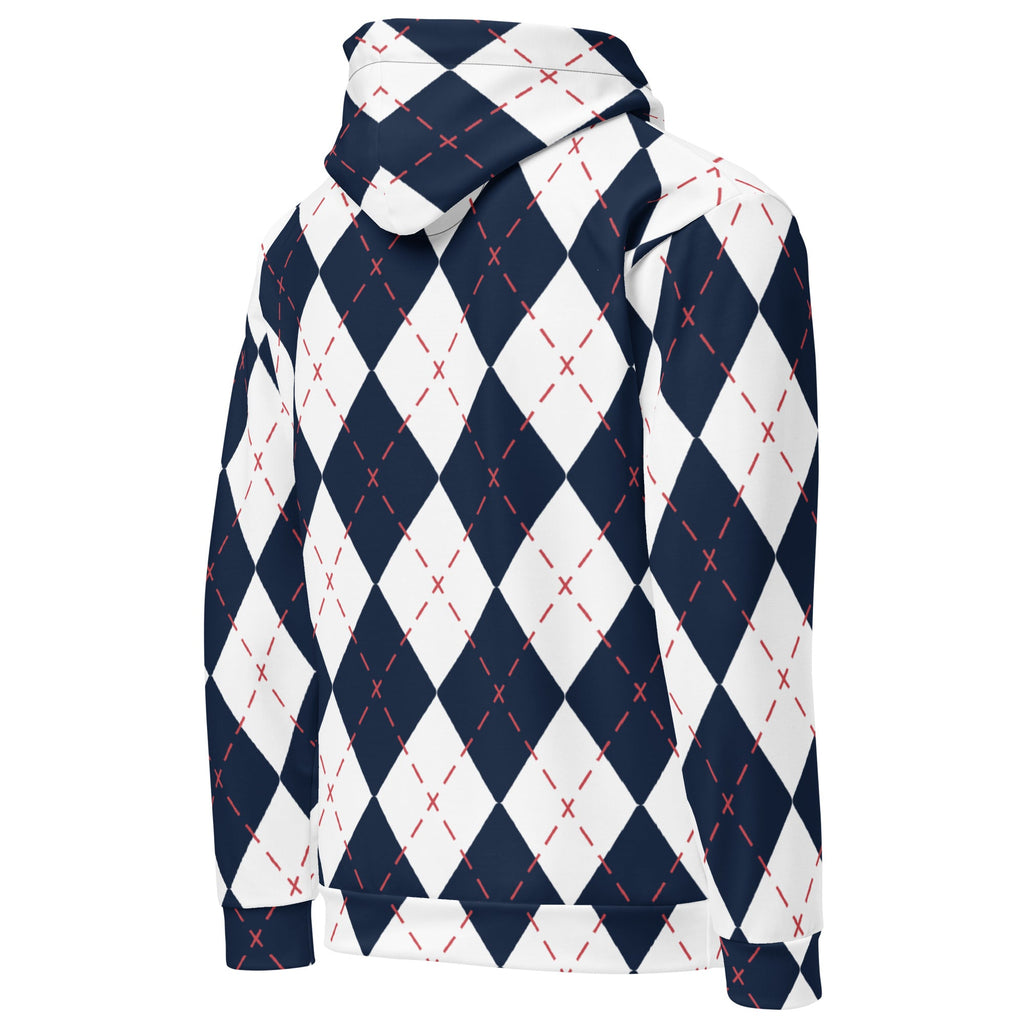 Love Yourself in Argyle - Recycled Unisex Hoodie - Second Cycle Supply Co.
