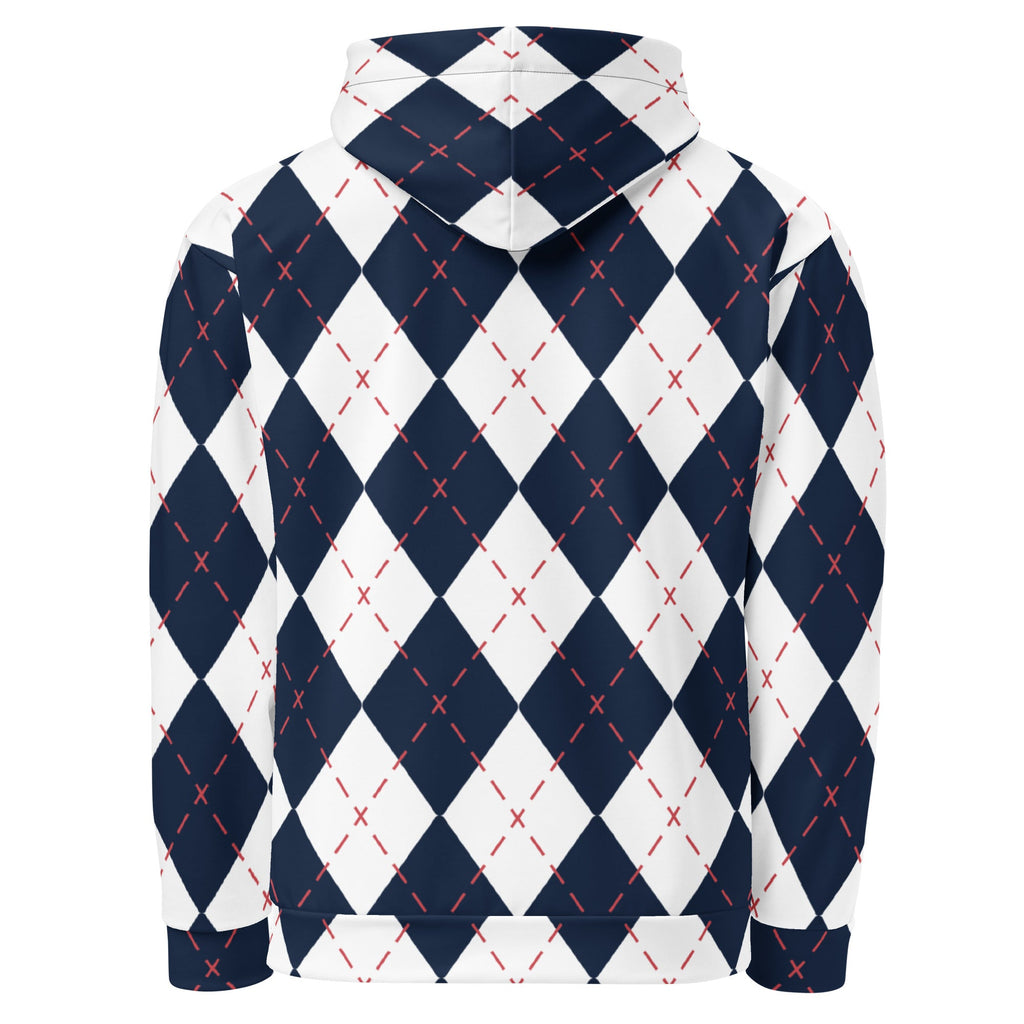 Love Yourself in Argyle - Recycled Unisex Hoodie - Second Cycle Supply Co.