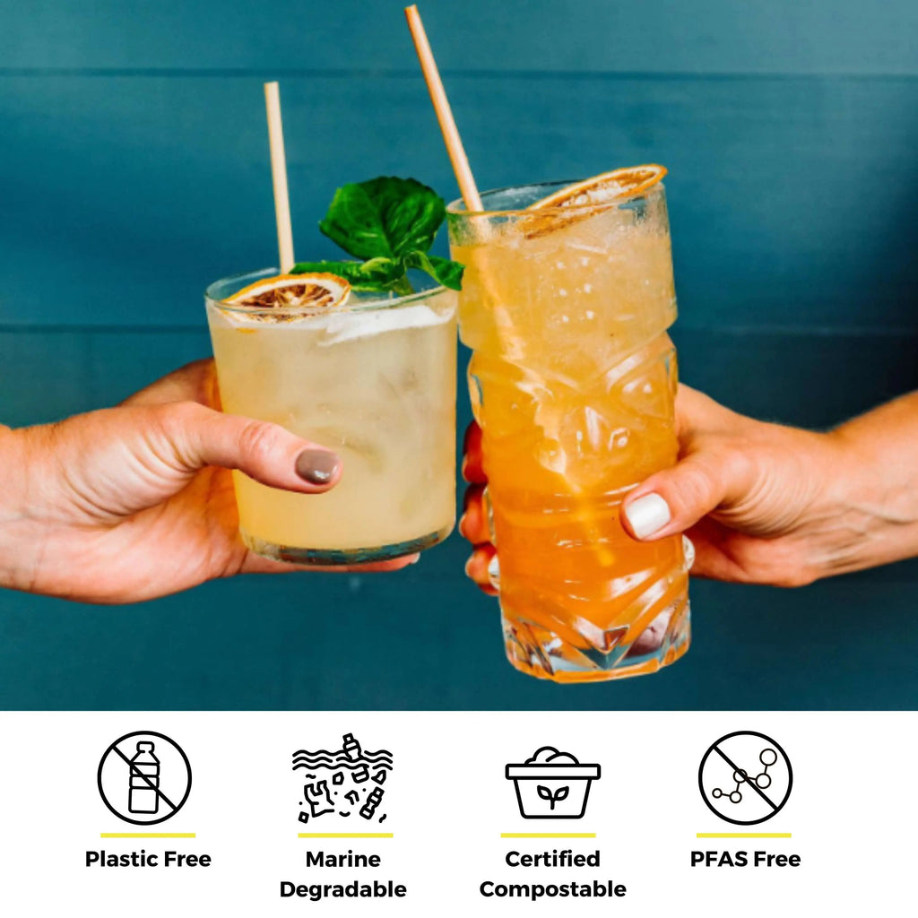 Sustainable 7.9" Tall Wheat Straws