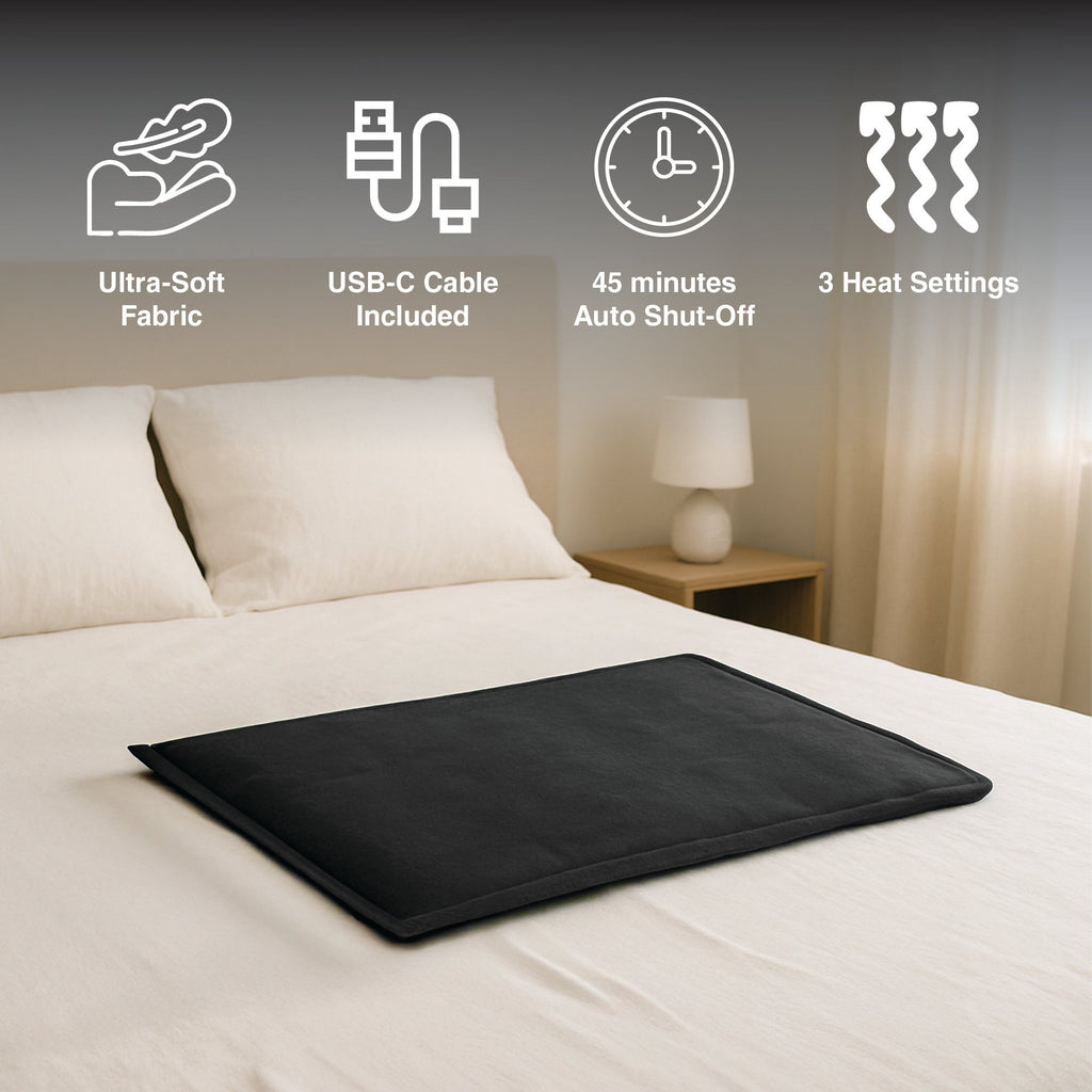 Ultimate Heat & Relaxation Duo: Foot Warmer + XL Heating Pad Bundle - Second Cycle Supply Co.