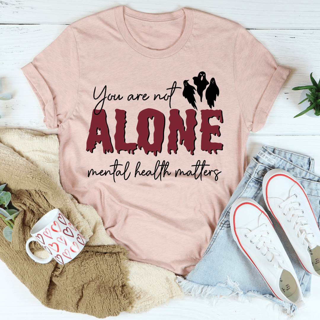 You Are Not Alone Mental Health Awareness Halloween Tee - Second Cycle Supply Co.