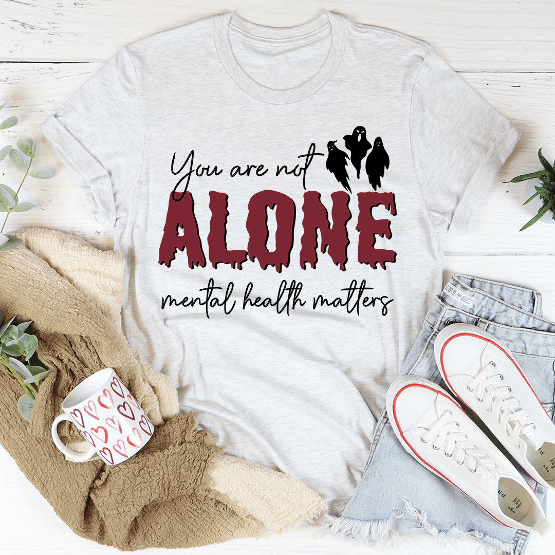 You Are Not Alone Mental Health Awareness Halloween Tee - Second Cycle Supply Co.